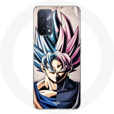 Hoesje - Maniacase - Oppo A93 5G - Dragon Ball Z - Goku SSJ - Flexibel