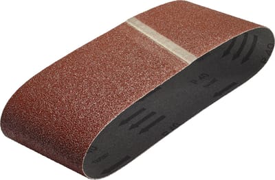 wolfcraft - Schuurbanden korrel 40 - 3 stuks - Bandschuurmachine schuurpapier - Schuurband 65 x 410 mm - 1900000