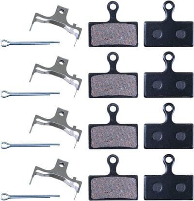4 Paar Remblokken voor Fietsschijven - Hars en Semi-Metaal - Geschikt voor Shimano M615, M666, M675, M785, M988 en Mountainbikes