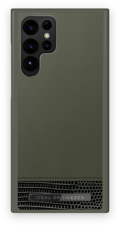 ideal of sweden atelier case unity geschikt voor samsung galaxy s22 ultra metal woods