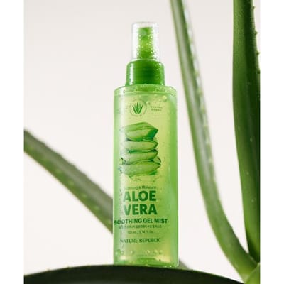 Nature Republic [Lot de 2] Gel Brume Apaisant Hydratant à l'Aloès Vera Single option PK0869