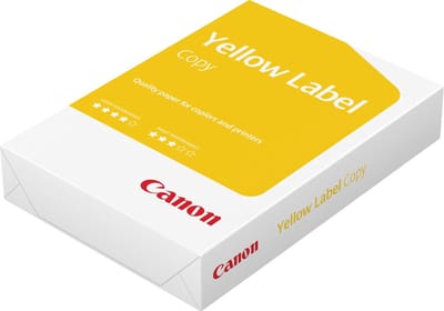 Canon kopieer/printpapier - Yellow Label Copy - PEFC - A4 - 80 grams - 1 doos - 5 pak a 500 vel