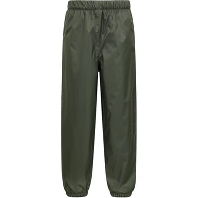 Mountain Warehouse Kinderen Fleece Gevoerde Waterdichte Broek (Groen)