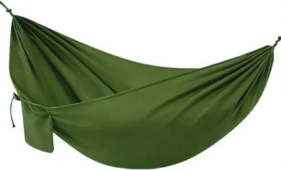 Draagbare Hangmat - Opknoping Tent - Outdoor Ontspanning - Anti-Rollover Ontwerp - 210x140 cm - Legergroen