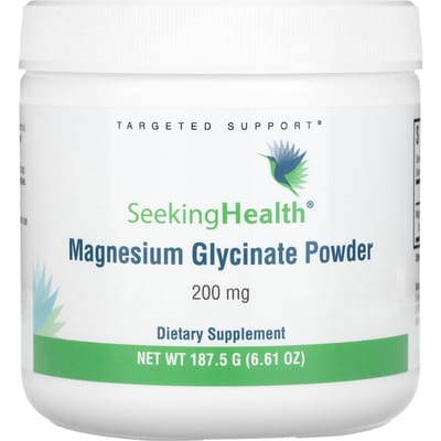Seeking Health, Poudre de Glycinate de Magnésium, 200 mg, 6,61 oz (187,5 g)