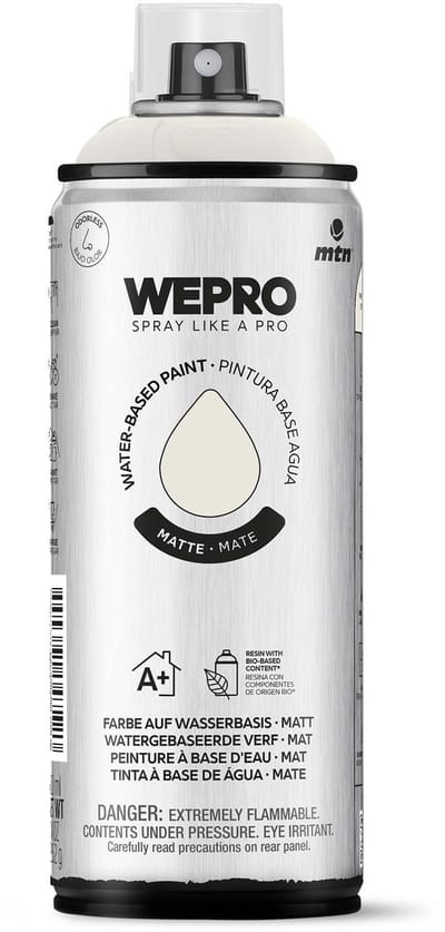 Spuitbus Grijs Fortuna Mat MTN WEPRO WATER-BASED PAINT 400ML
