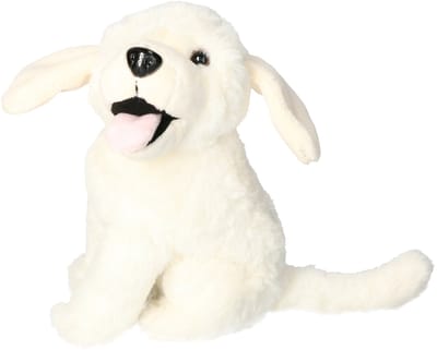 Pia Soft Toys Labrador hond - pluche knuffel - beige - 20 cm