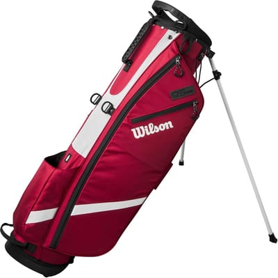 Golfstandaard Tas - Golf Tas - Golf Spelen - Super Lichtgewicht - 9144 x 3302 x 254 cm - Rood/Wit/Zwart