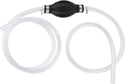 Handpomp - benzinepomp - Hevelpomp voor benzine - Zwart - Inclusief Slangen - Sifon handpomp - Olie-extractor - Autobrandstofolie - Benzinepomp handpomp - draagbare vloeistofoverhevelingspomp - Benzine Olie Pomp