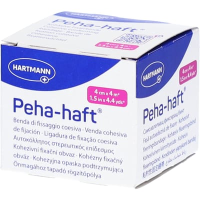Peha-Haft fixatiezwachtel latexvrij 4 cm x 4 meter | 1 stuks