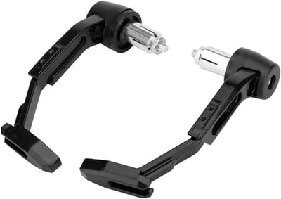 Handbescherming Motorfiets - Stuurbeschermer Remhendel - Bescherming Tijdens Rijden - Verstelbare Lengte - Universeel 7/8 inch - Zwart