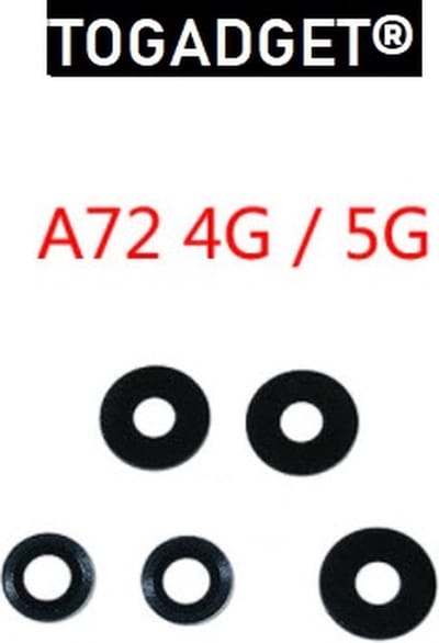 Samsung Galaxy A72 camera lens  - Back camera lens cover - Achtercamera / Rear camera glazen lens voor Samsung Galaxy A72