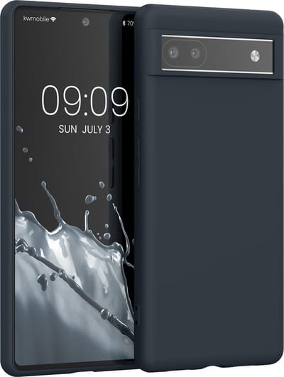 kwmobile telefoonhoesje geschikt voor Google Pixel 6a - Hoesje voor smartphone - Back cover in bosbesblauw