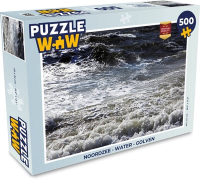 Puzzel Noordzee - Water - Golven - Legpuzzel - Puzzel 500 stukjes