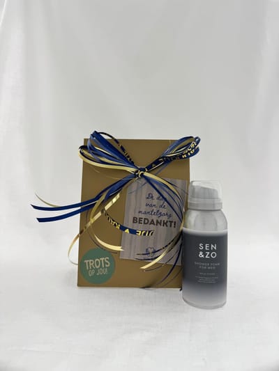 Dag van de Mantelzorg •Cadeaupakket Heren• Sen&Zo Wildstone Showerfoam Mini - Leuk om cadeau te geven - Perfect Gifts