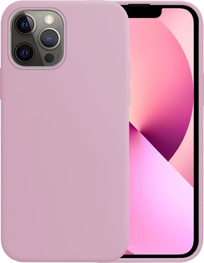 Hoesje - Geschikt voor Apple iPhone 13 Pro - Sterk & Shockproof - Hoes Cover - Siliconen Case - Telefoonhoesjes - Lila