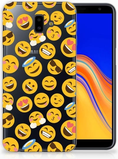 TPU Hoesje voor Samsung Galaxy J6 Plus (2018) TPU bumper Emoji