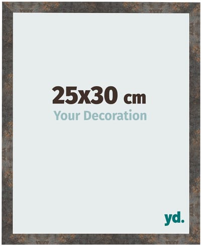 Your Decoration - Fotolijst 25x30 cm - MDF - Geoxideerd Metaal - Bologna