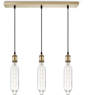 Home sweet home hanglamp Vintage brons 3L Beam Tube - helder
