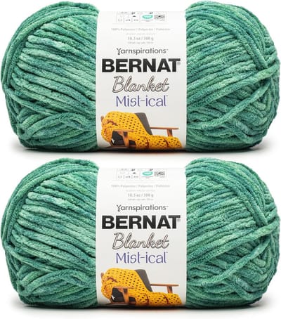 Garenpakket 2x Deken Garen (±600g Totaal) Spaargroen Aqua Effect - Dik & Zacht