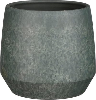 Mica Decorations Lotte Bloempot - 24x24x22 cm - Donkergroen