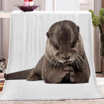 Extra Zachte Flanel Deken met Oosters Klauwpatroon - Warm en Comfortabel voor Bank of Bed (180x200 cm)