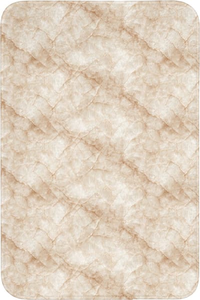 Badmat 60x90 cm - Antislip - Kristalstructuur - Bruin - Marmer - Badmatten voor badkamer - Badkamermat - Douchemat - Badkamer mat