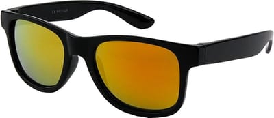 Fako Fashion - Kinder Zonnebril Classic - Jongens Zonnebril - Meisjes Zonnebril - Spiegel Goud/Rood