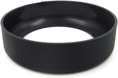 Beschermende Siliconen Covers - Pot Bodem Beschermers - Keuken Opbergen - BPA-vrij Siliconen - 105mm - Zwart