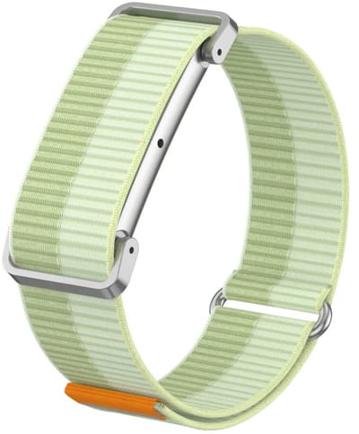 Strap-it Nylon Bandje met Frame geschikt voor Fitbit Air - Mintgroen