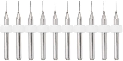 10 Stuks 0.4mm Reinigingsnaalden en Nozzles, Tungsten Carbide Booraccessoires voor 3D Printers en Onderhoud