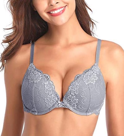 Comfortabele Padded Push Up Bh met Kant voor Dames