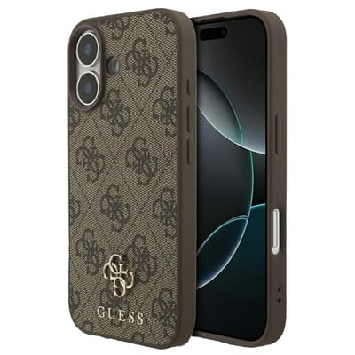 Guess Back Cover Case - iPhone 17 - Bruin - MagSafe-compatibel - Slank en duurzaam design