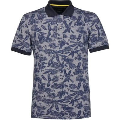 Geox Oxford Korte Mouw Poloshirt Blauw XL Man