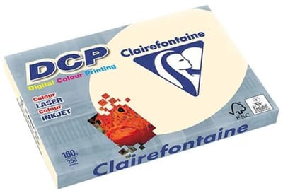 Clairefontaine DCP Printpapier - Presentatiepapier - A3 - 160g - Ivoor Wit - 250 vel