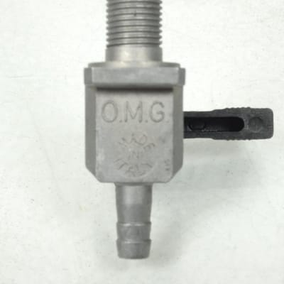 brandstofkraan voor Peugeot 50 103 bromfiets, zwart, met zwarte slang, nieuw