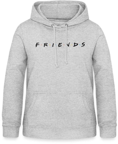 Friends Logo Zwart Hoodie Dames