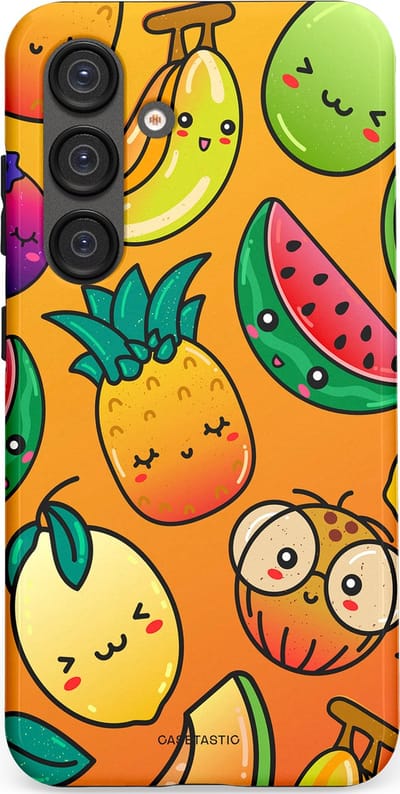 Casetastic Hoesje Geschikt voor Samsung S25 - Stijlvolle Beschermende Duo-layer Case - Fruitastisch