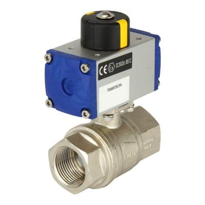 G3/8'' 2-Weg Messing Pneumatische Kogelkraan Dubbelwerkend - BL2BA - BL2BA-038-PD-001