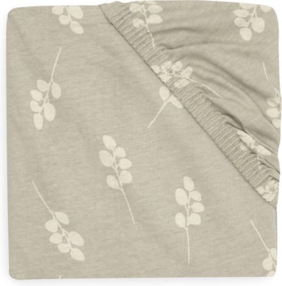 Jollein - Hoeslaken Jersey 60x120cm - Wieg, Ledikant, Babybed - Twig - Olive Green