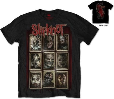 Slipknot - New Masks Heren Tshirt - S - Zwart