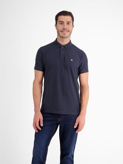 LERROS Poloshirt met COOL & DRY-functie in piquékwaliteit , Maat: M , Kleur: CLASSIC NAVY , 60% katoen, 40% polyester