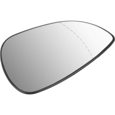 Rétroviseur d'aile de porte électrique chauffant en verre pour Ford Fiesta MK7MK7.5 20092017 côté gauche white