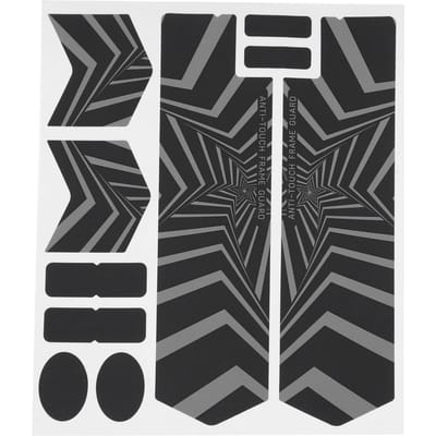 Mountainbike Voorvork Nacht Reflectie Sticker Plakker Fiets Vijfster Sticker gray