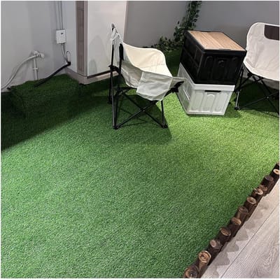 Kunstgras grasmat - Synthetisch gazon - Buiten decoreren - UV-bestendig materiaal - 50 x 200 cm - Groen