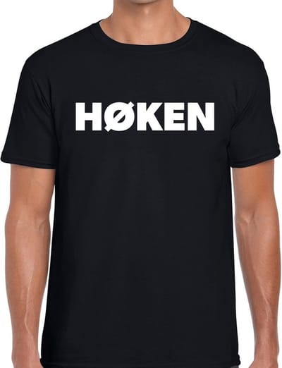 Hoken festival t-shirt - zwart - voor heren - achterhoek thema sfeer - kleding S