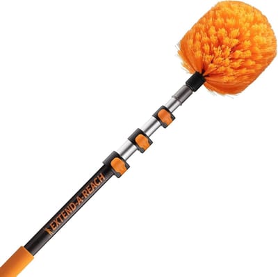 Telescopische Spinnenweb Verwijderaar - Stofdoek met Lange Steel voor Hoge Plafonds en Buiten