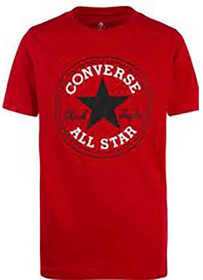 Converse Jongens T-shirt - Enamel Red - Maat 104/110
