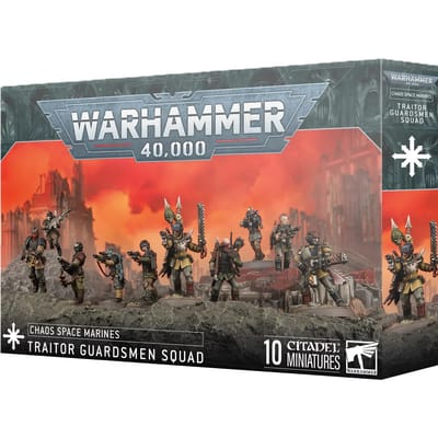 Beeldje Games Workshop Warhammer 40k - Space Marine du Chaos Escouade de Gardes Renegats
