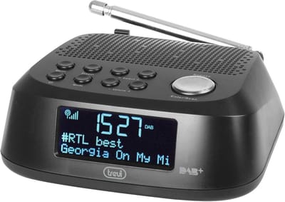 Elektronische Wekkerradio met DAB/DAB+ Ontvanger en Groot LED-Display